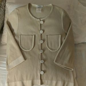 Chloe cream cotton cardigan LAST CALL